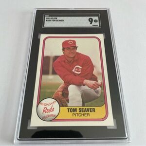 Tom Seaver 1981 Fleer #200 Graded SGC 9